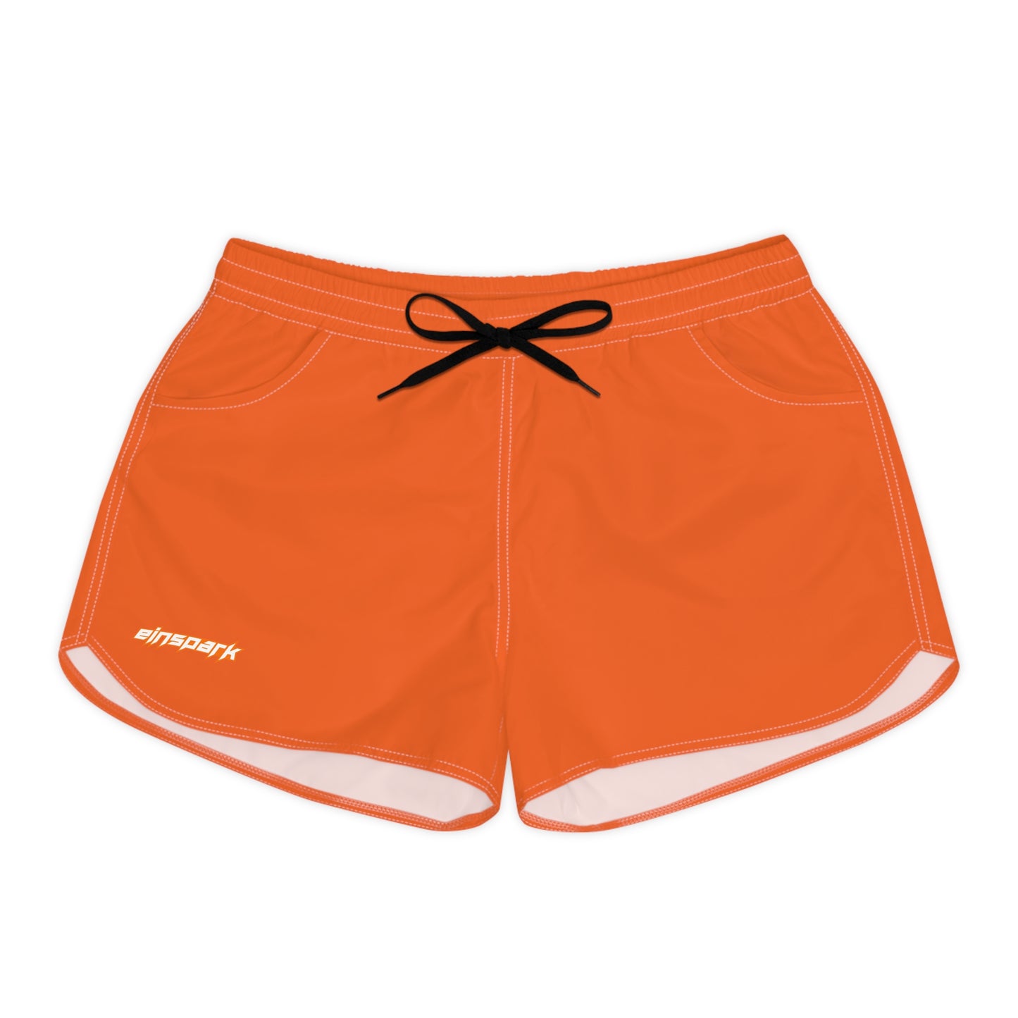Einspark Orange Active Shorts