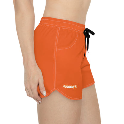 Einspark Orange Active Shorts