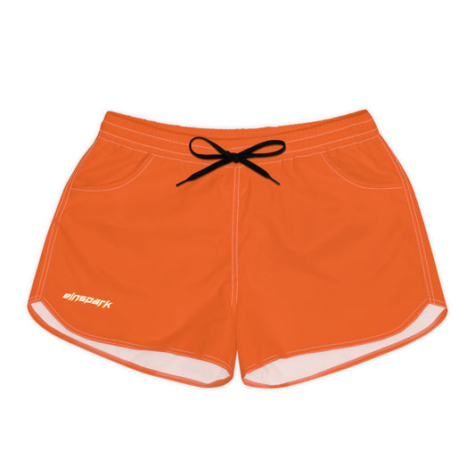 Einspark Orange Active Shorts